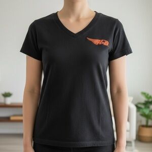 Harley Davidson Cap Sleeve Stretch T-Shirt